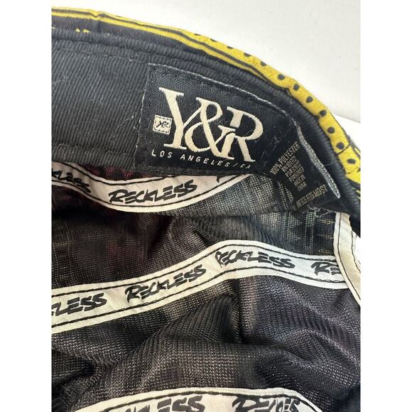 YOUNG & RECKLESS Cap Men's Snapback Hat Multi Colored Tribal Southwest Aztec - Picture 8 of 9